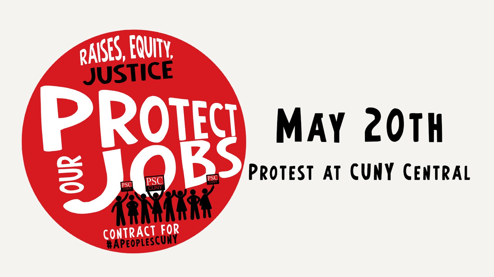 May 20th Protest at CUNY Central